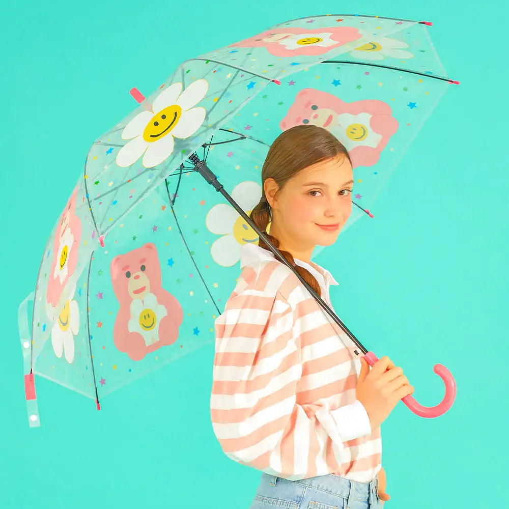 Wiggle Wiggle x Bellygom - Transparent Umbrella - Wiggle Wiggle - Umbrella - Harumio