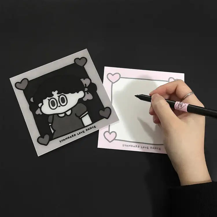 Standard Love Dance - LEEGONG Black Cherry Pie Lenticular Postcard - Line Friends Square - Postcard - Harumio