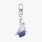 Seongbuk-gu Pigeon Lee Heon-Seo - Heon-Seo Box Clear Acrylic Keyring - Marpple Shop - Keyring - Harumio