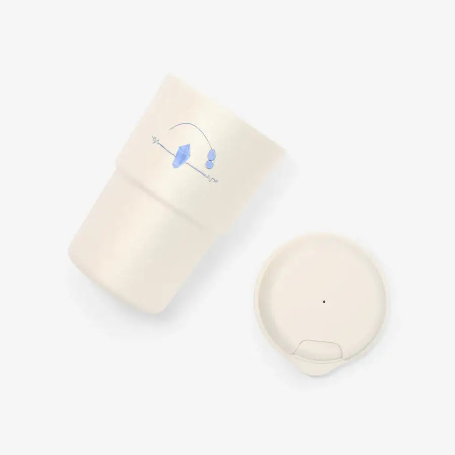 Luna Moon - Blue Crystal Double Wall Reusable Tumbler - Marpple Shop - Tumbler - Harumio