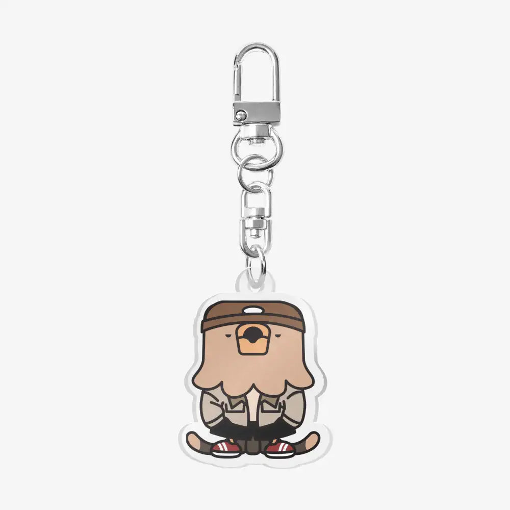 Ponimals - Black Eagle Mumu Acrylic Keyring - Marpple Shop - Keyring - Harumio