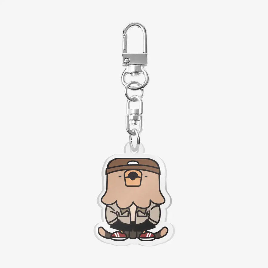 Ponimals - Black Eagle Mumu Acrylic Keyring - Marpple Shop - Keyring - Harumio