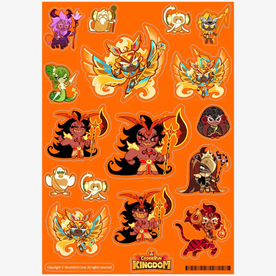 Cookie Run : Kingdom - Fire & Destruction Land Sticker - Cookie Run - Sticker - Harumio