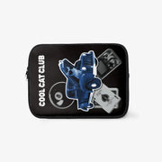 Poikilo - Blue Gambler Cat Laptop Case - Marpple Shop - laptop case - Harumio