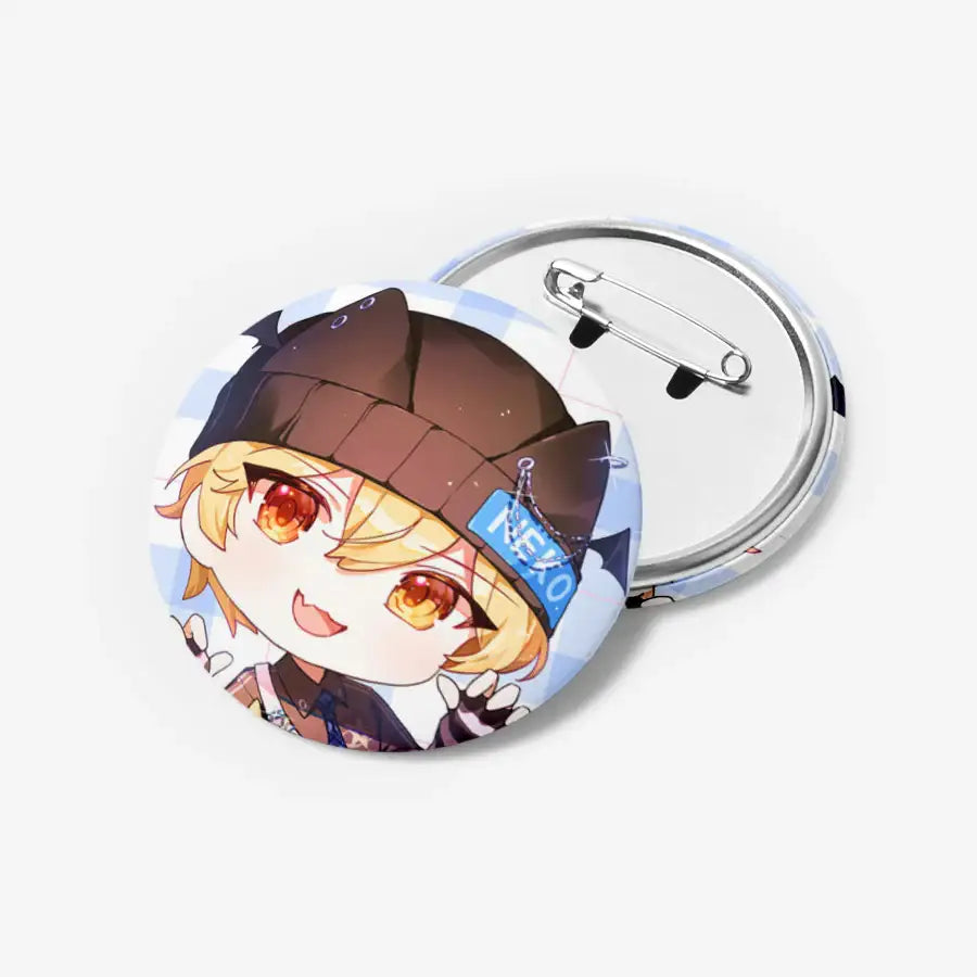 Vvispeace - Bis 100th Day Commemorative SD Pin Button - Marpple Shop - Pin Button - Harumio
