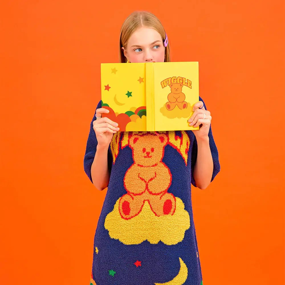Wiggle Wiggle - Dreaming Wiggle Bear One Piece Pajamas - Wiggle Wiggle - Clothing - Harumio