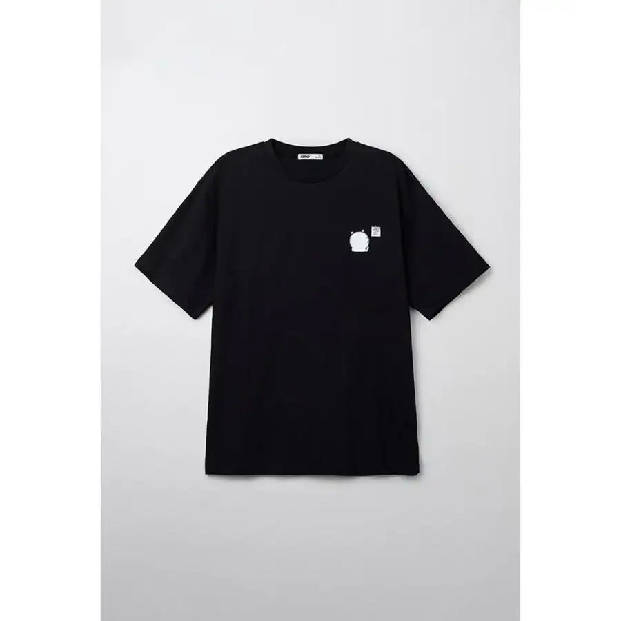 SPAO x Damgomi - Damgomi Short Sleeve T-shirt (BLACK) - SPAO - T-shirt - Harumio
