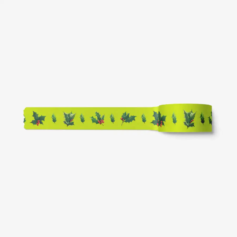 Royamchoco97 - Christmas Holly Leaf Masking Tape - Marpple Shop - Masking Tape - Harumio