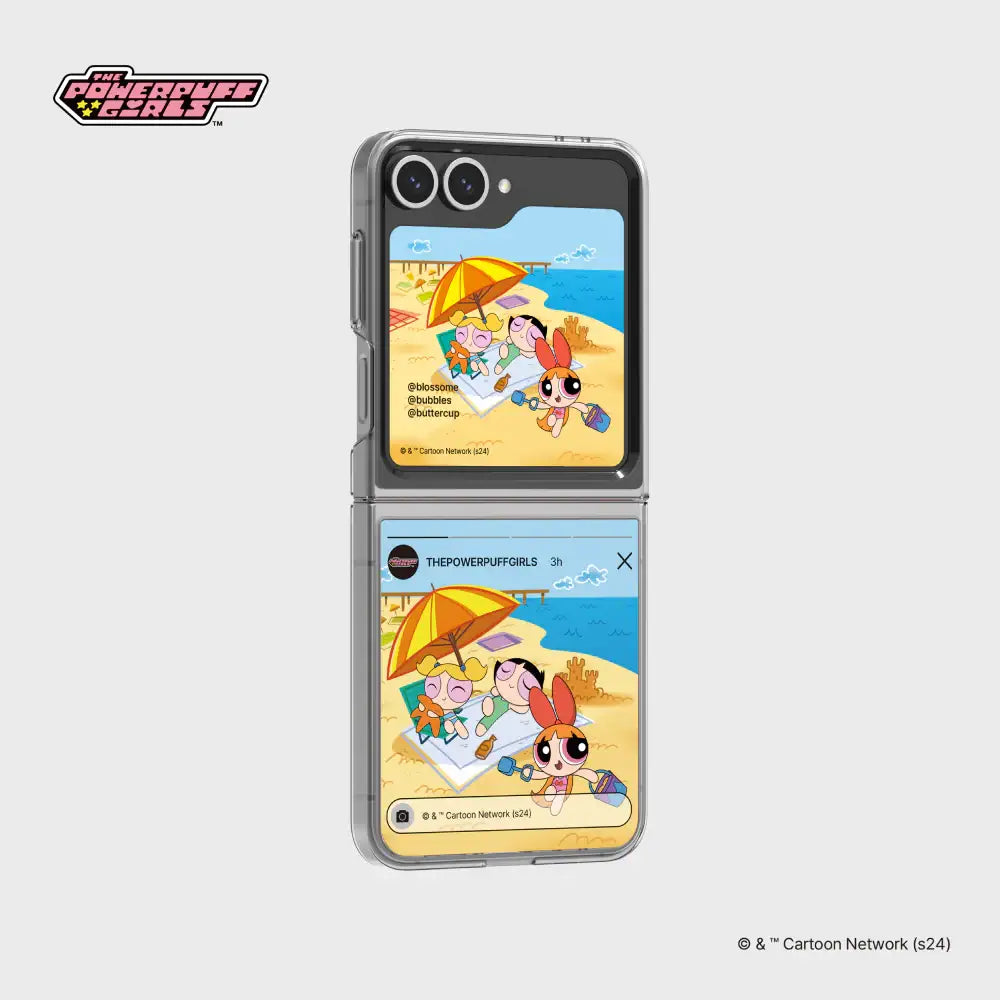 SLBS - Powerpuff Girls Flip Suit Card (Galaxy Z Flip6) - SLBS - flip suit card - Harumio