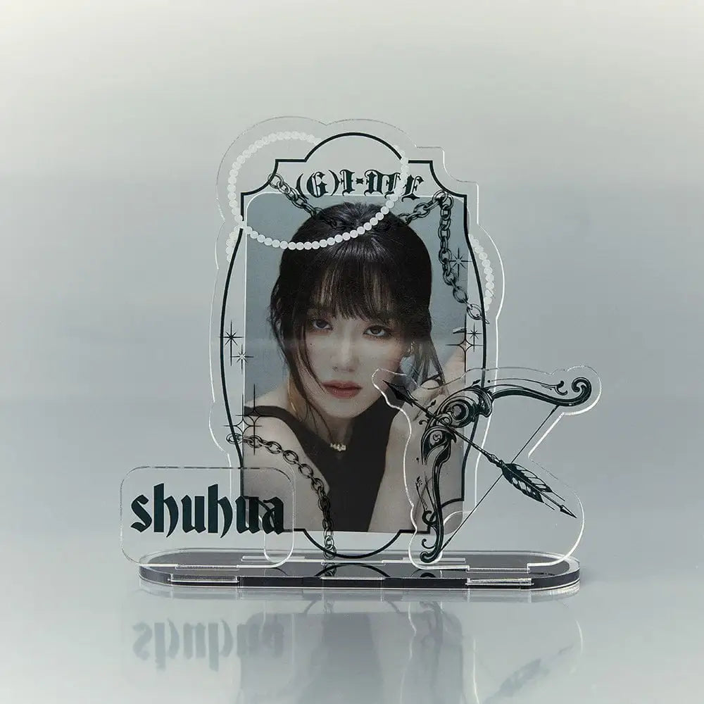 (G)I-DLE - Photocard Stand (Version 0) - Line Friends Square - Photocard Stand - Harumio