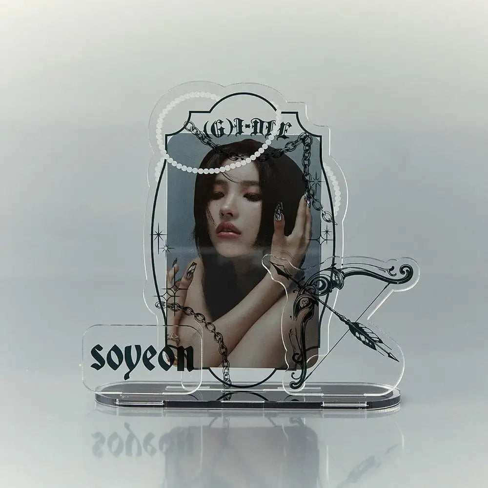 (G)I-DLE - Photocard Stand (Version 0) - Line Friends Square - Photocard Stand - Harumio