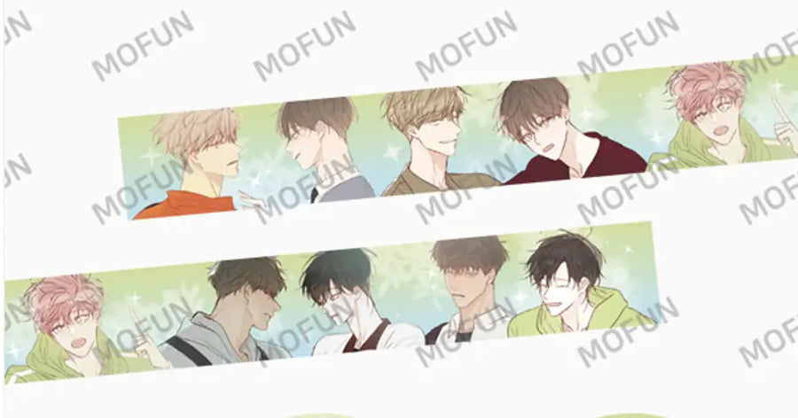 Green Apple Paradise - Glitter Masking Tape - Mofun - Masking Tape - Harumio