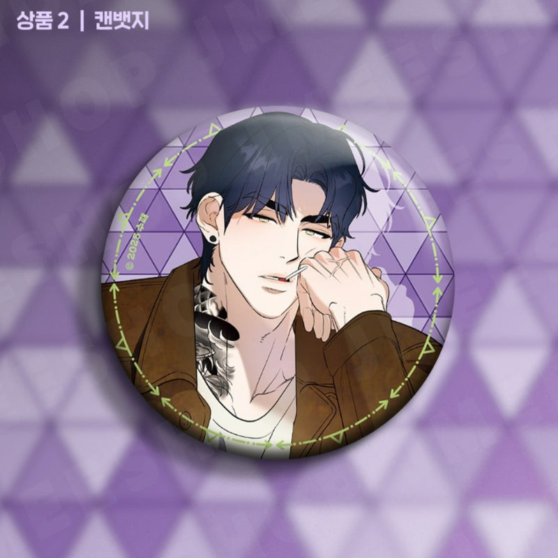 Ghostly Vendetta - Scene Acrylic Stand, Can Badge - JMEESHOP - Can Badge - Harumio