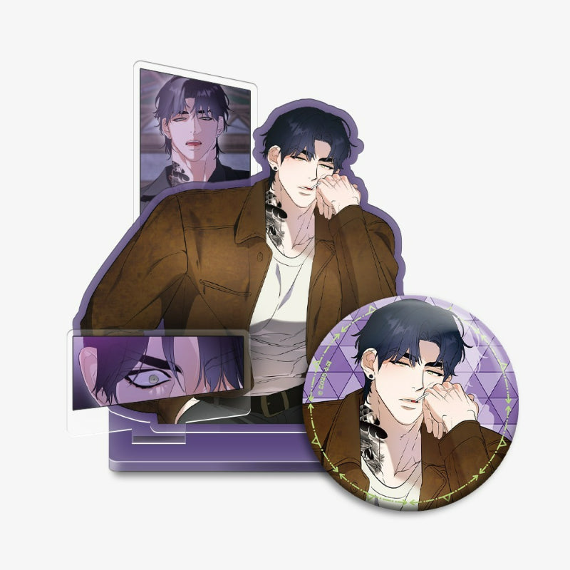 Ghostly Vendetta - Scene Acrylic Stand, Can Badge - JMEESHOP - Can Badge - Harumio