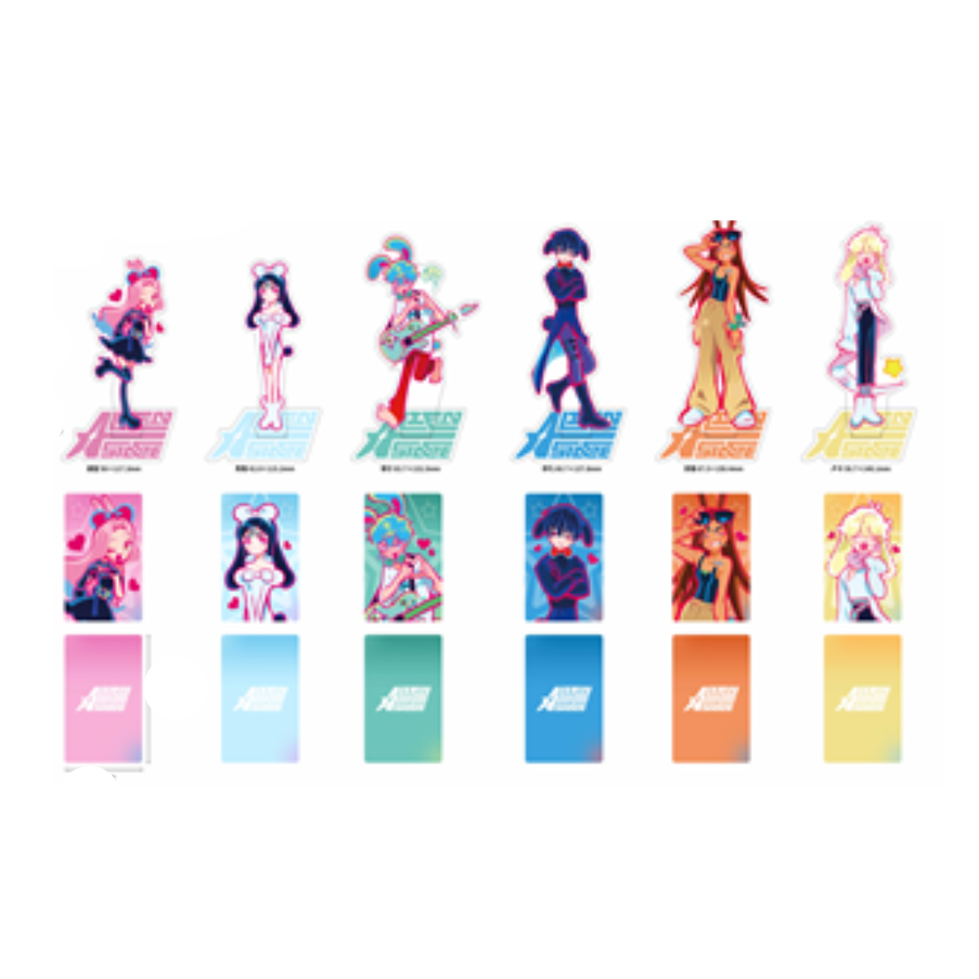 ALIEN STAGE Rabbit Series Acrylic Licensing & Card – Harumio