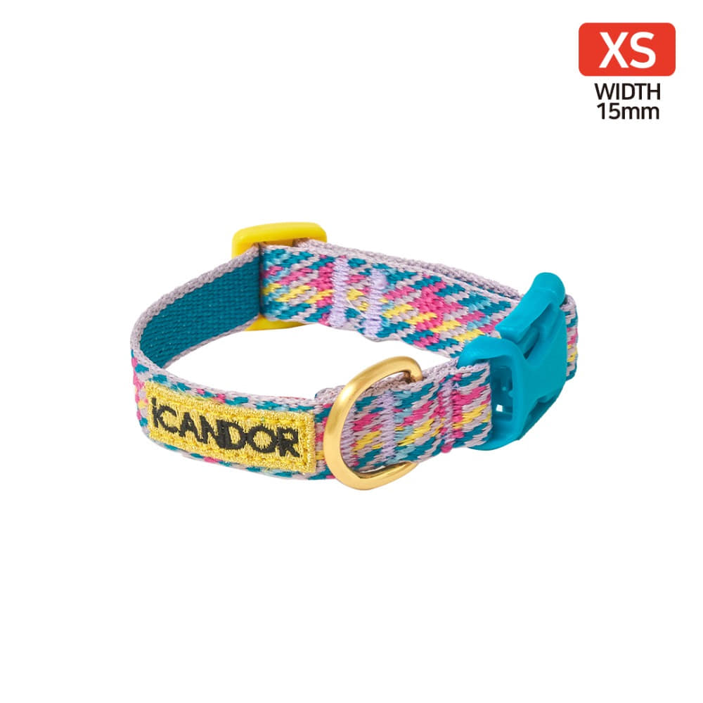 iCANDOR - Gentle Collar XS (15mm) Edinburgh Check
