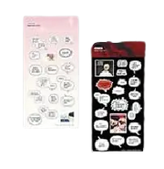Homeless - Homecoming Day Popup Store - Famous Quote Sticker Set (2 Types, Random) - WEBTOON FRIENDS - - Harumio