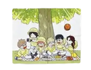 Homeless - Homecoming Day Popup Store - Childhood Fabric Poster - WEBTOON FRIENDS - - Harumio