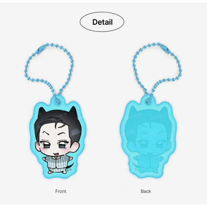 Close-Up - Acrylic Keyring - Official W - Acrylic Keyring - Harumio