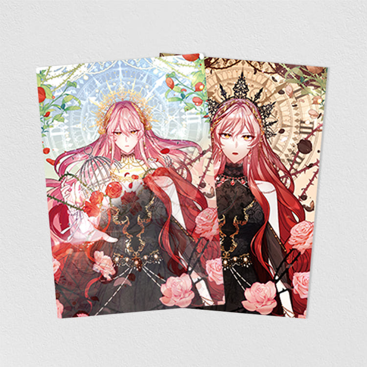Solitary Lady - Lenticular Postcard Set
