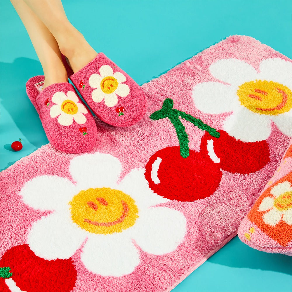 Wiggle Wiggle - Smile We Love Pink Doormat (L)