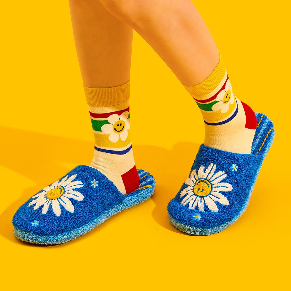 Wiggle Wiggle - Classic Smile Terry Home Slippers
