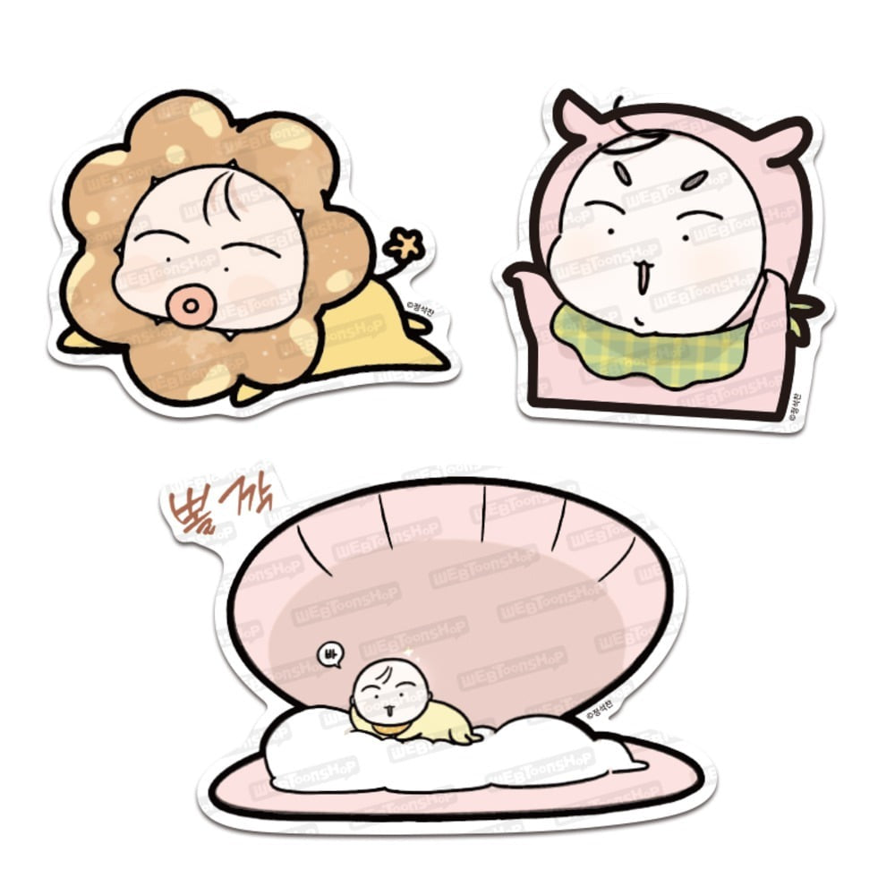 Our Sunny Days - Favourite Big Piece Sticker No. 3 Bbaeng Bbaeng Set