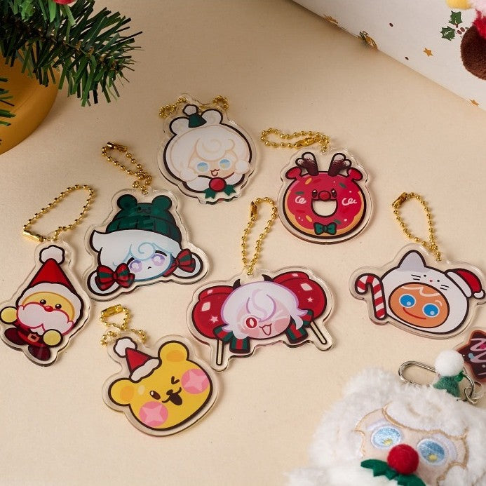 Cookie Run x Butter Shop - Christmas Tree Acrylic Charm Set