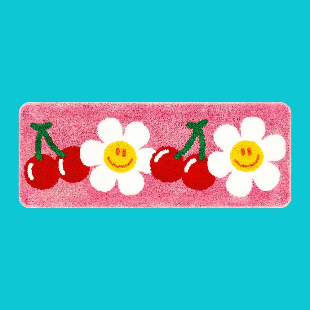 Wiggle Wiggle - Smile We Love Pink Doormat (L)