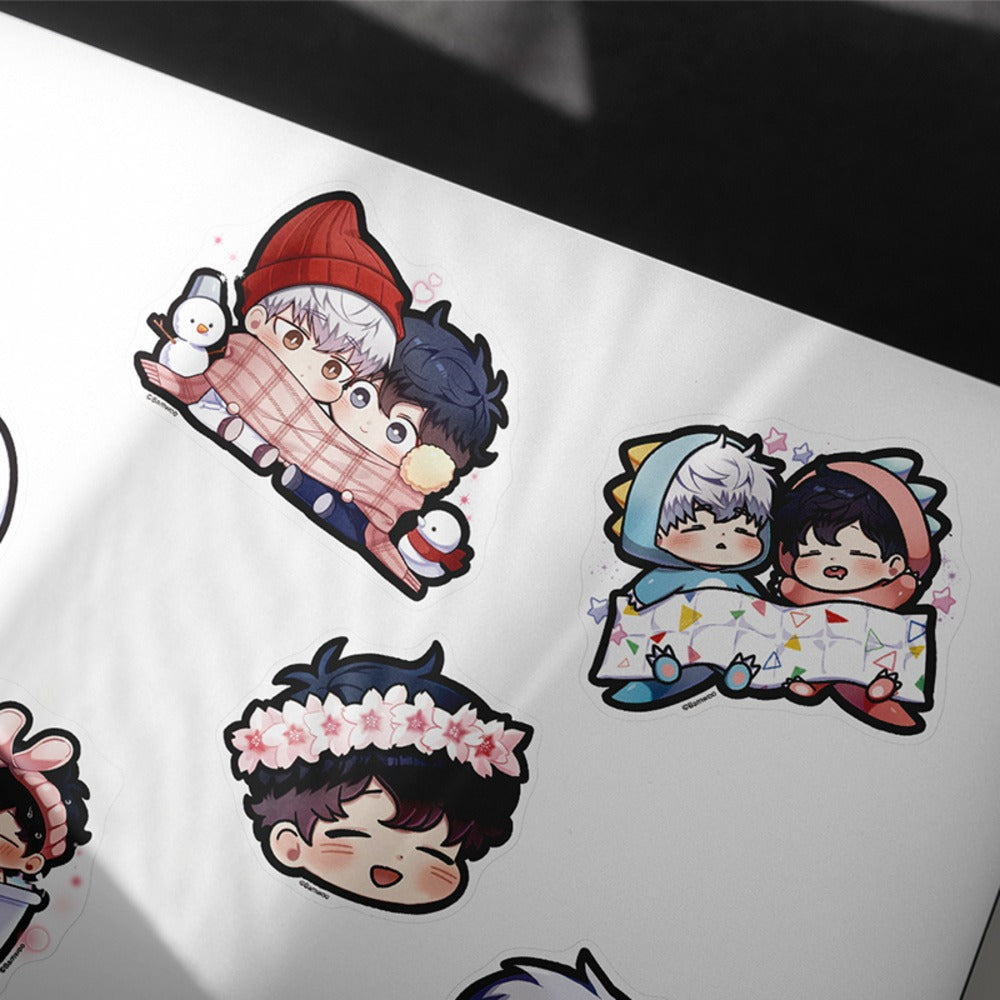 Cherry Blossoms After Winter - Favourite Big Piece Sticker No. 1 Emoticon Set B