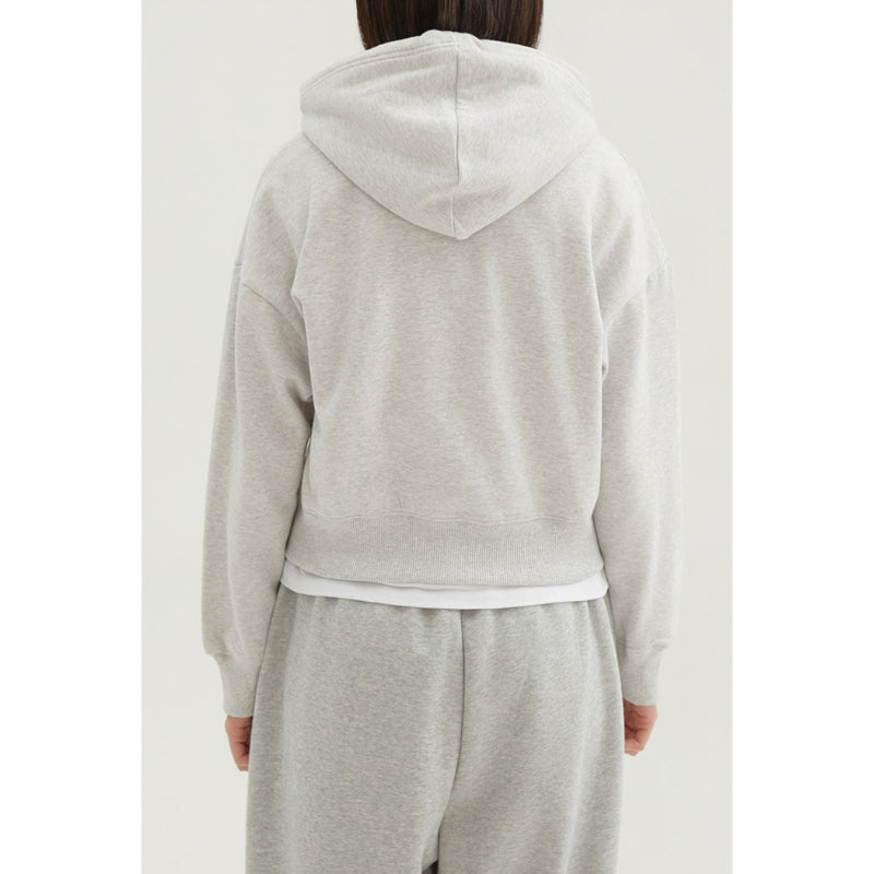 SPAO - NEWYORK Crop Hooded Pullover