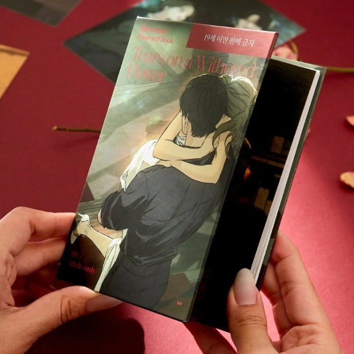 Tears on a Withered Flower - 19+ Illustration Postcard Book