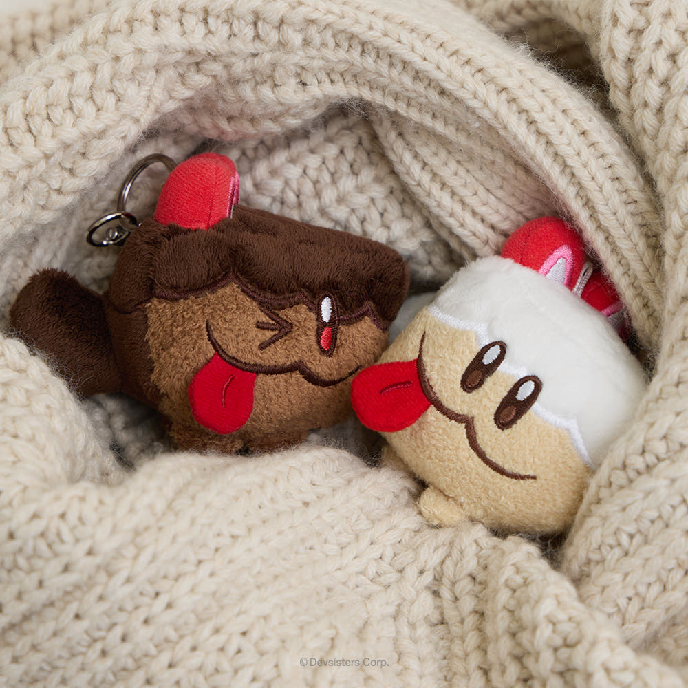 Cookie Run - Chocolate Cake Stray Dog Keychain