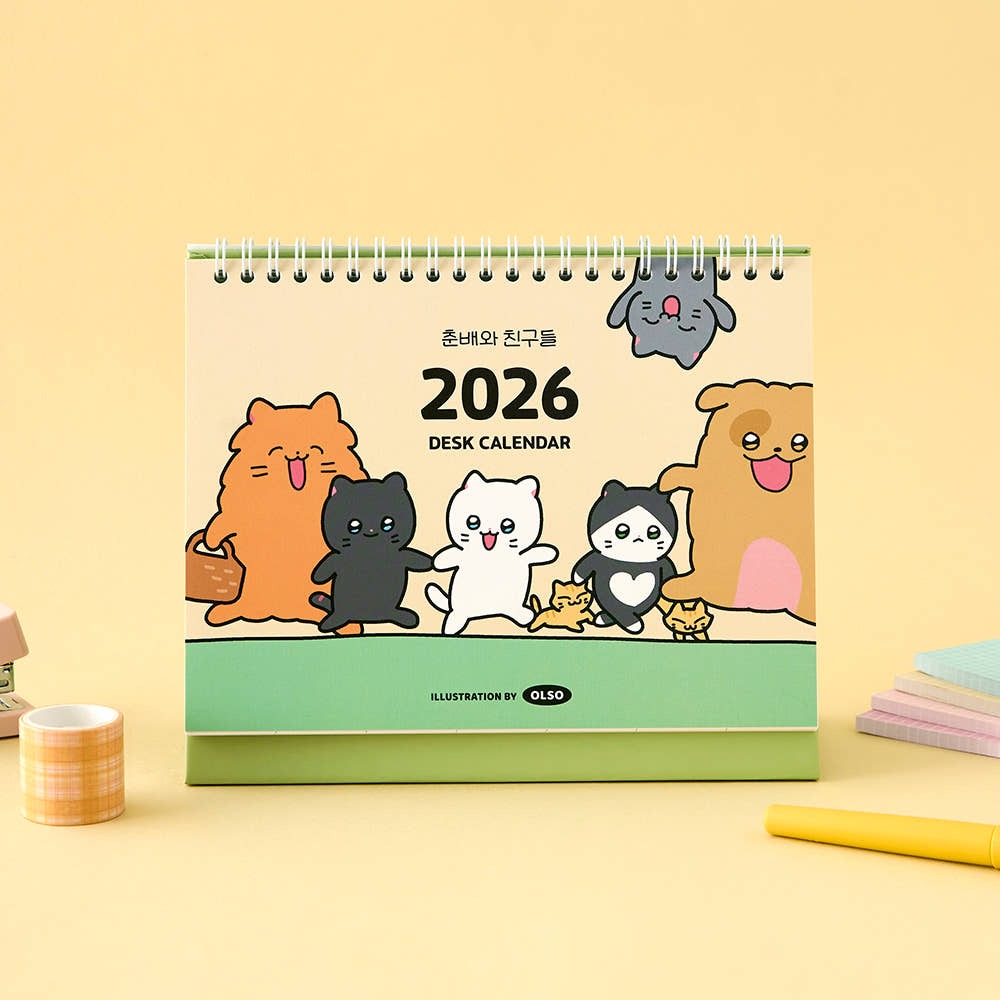 Nyahannamja - 2026 Desk Calendar