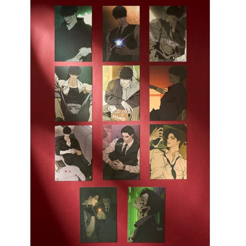 Tears on a Withered Flower - 19+ Illustration Postcard Book