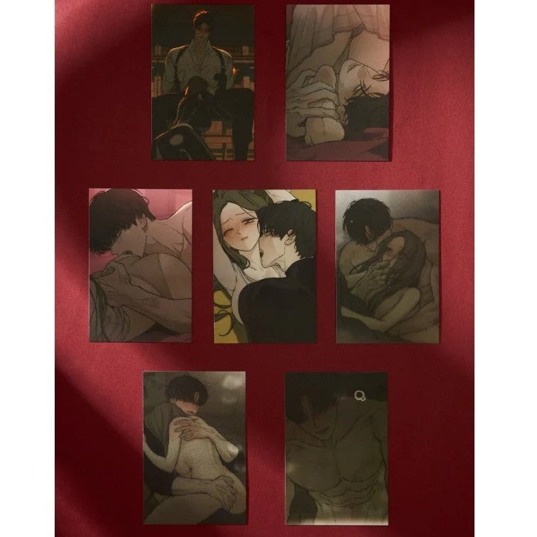 Tears on a Withered Flower - 19+ Illustration Postcard Book