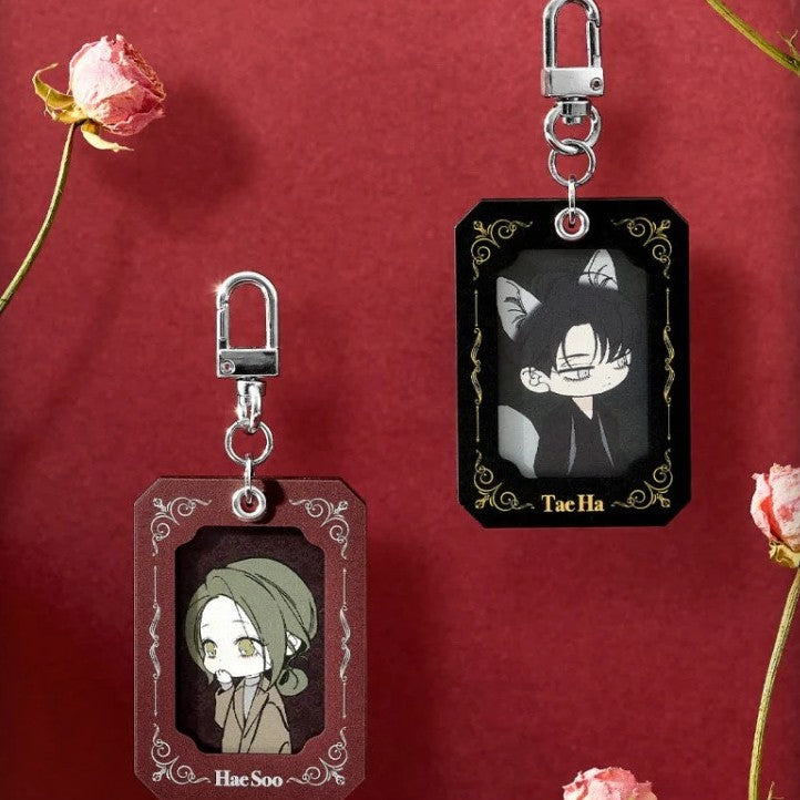 Tears on a Withered Flower - SD Card Holder Keychain