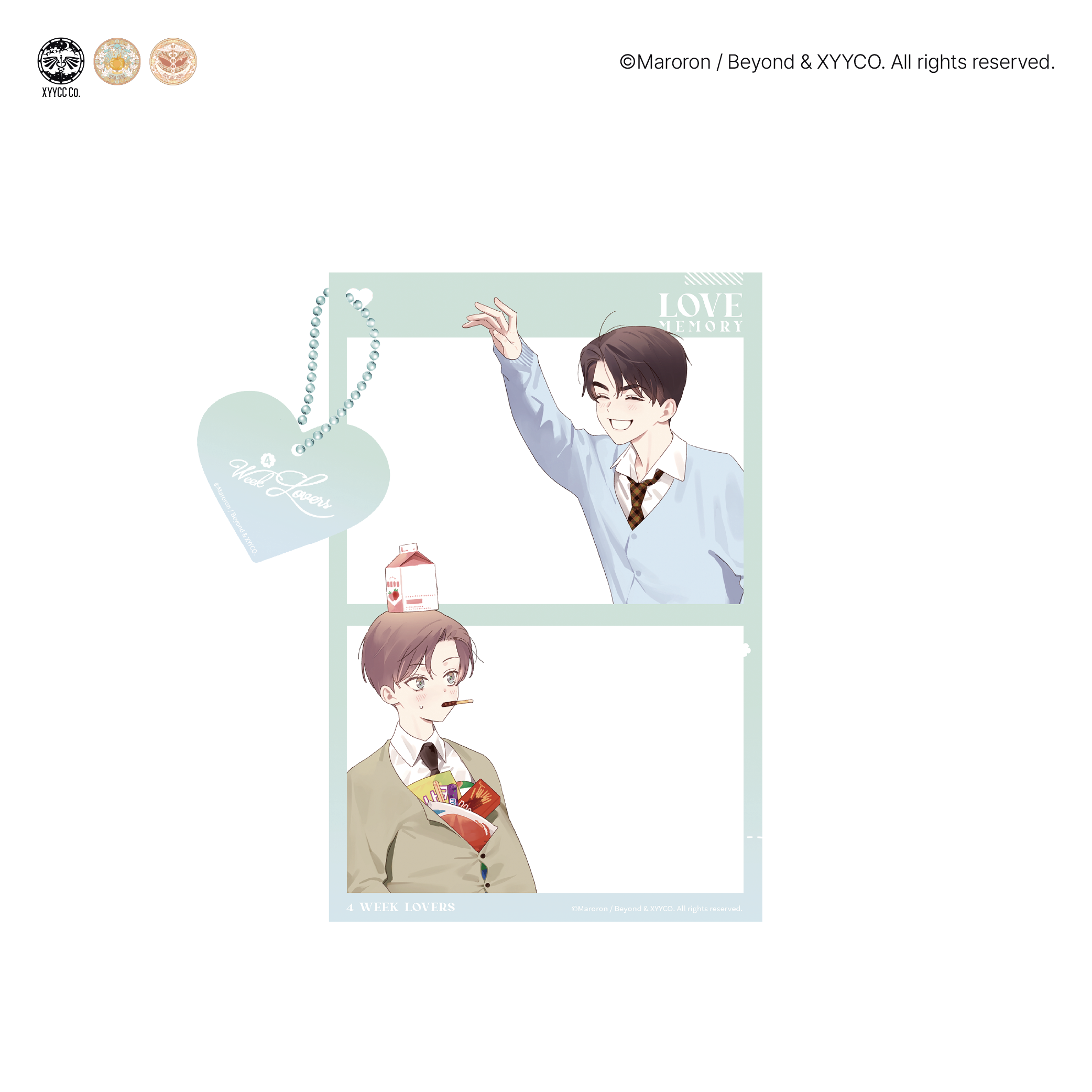 4 Week Lovers - Acrylic Keychain (School Days ver.)
