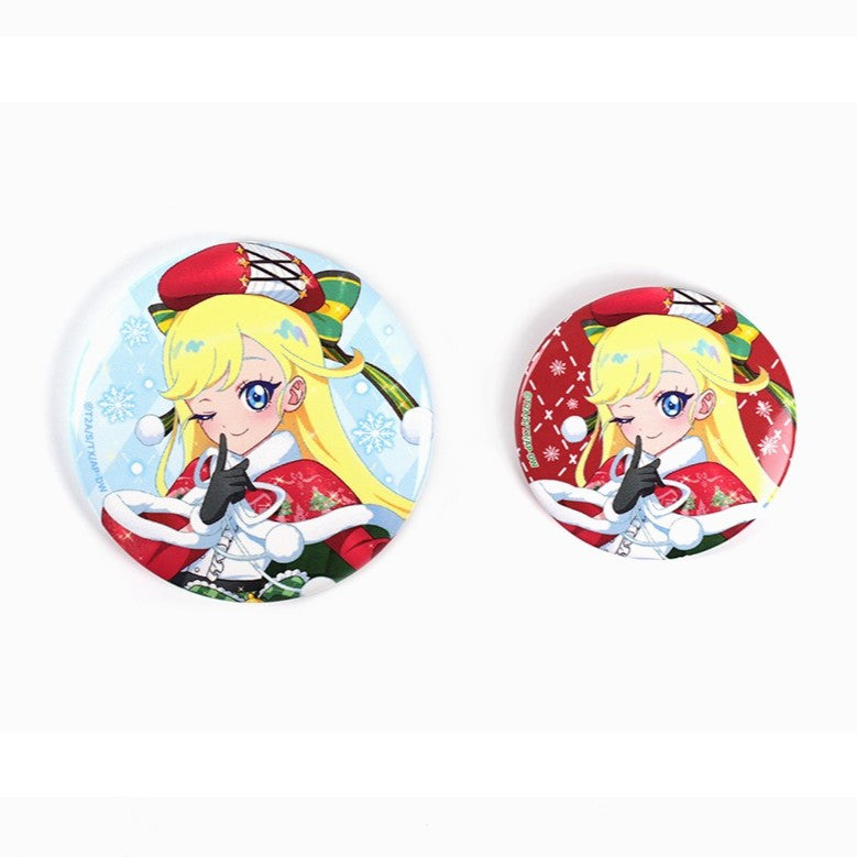 Himitsu no Aipri - Christmas Can Badge Set