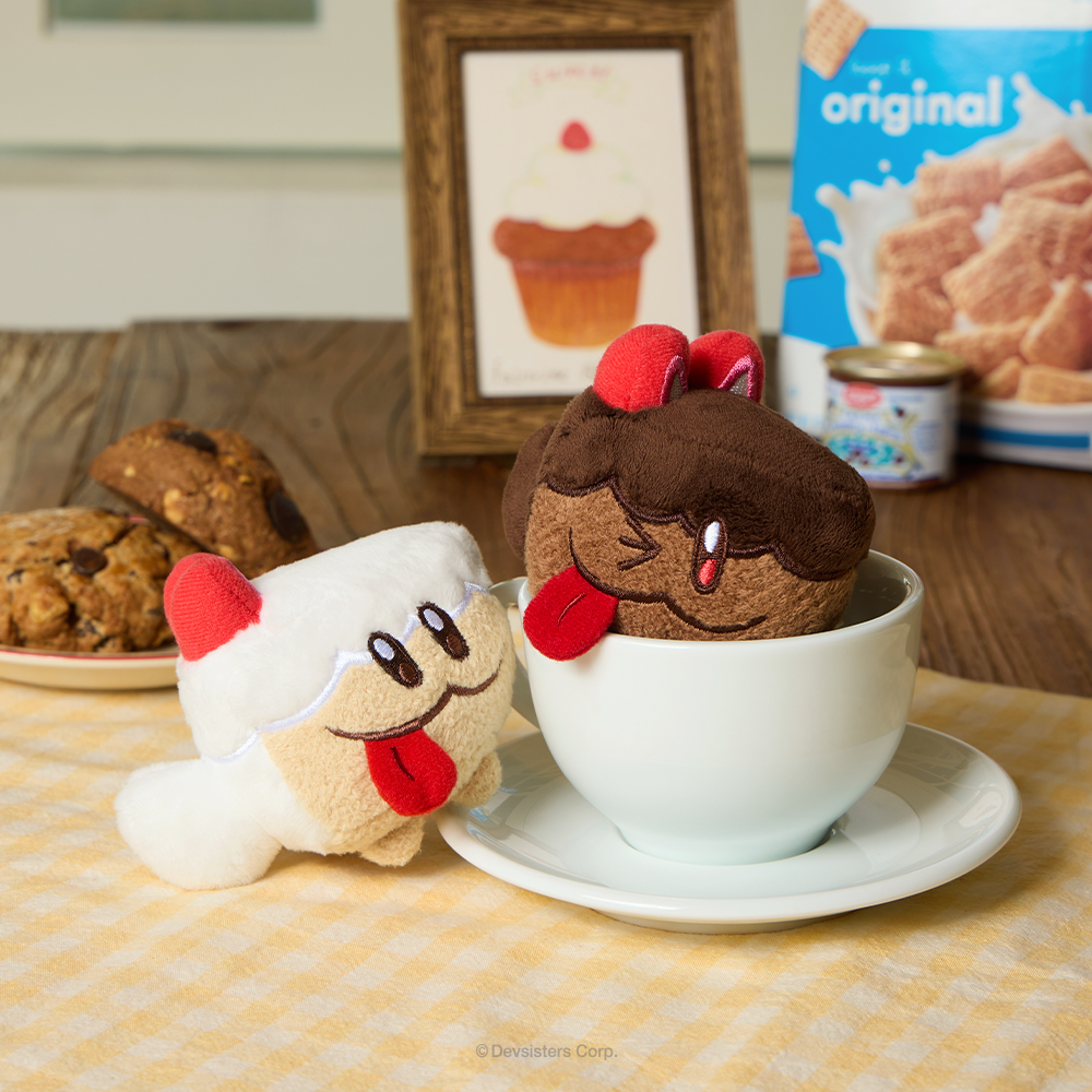 Cookie Run - Chocolate Cake Stray Dog Keychain