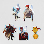 Descent of the Demon Master - Piece Sticker - Official W - Sticker - Harumio