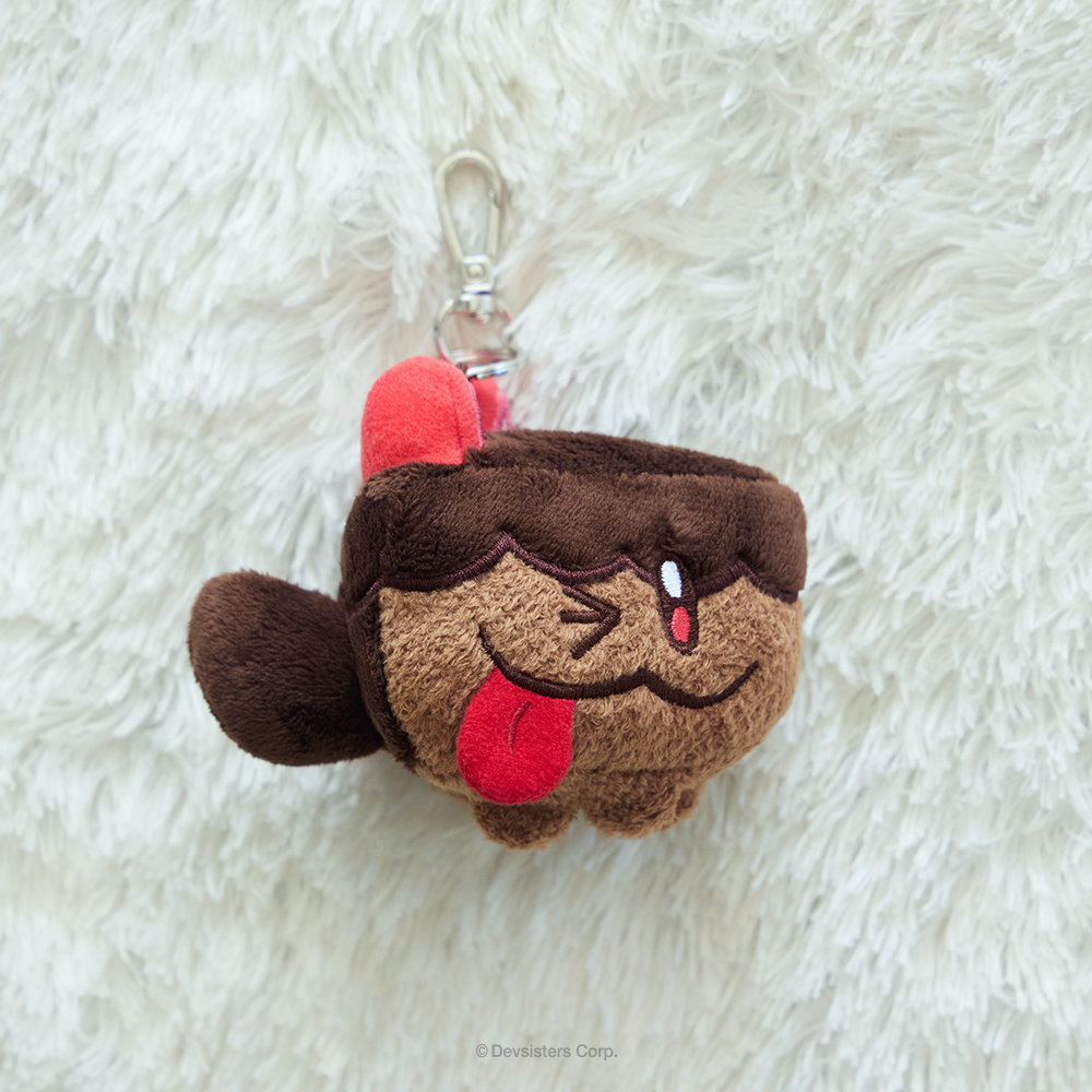 Cookie Run - Chocolate Cake Stray Dog Keychain