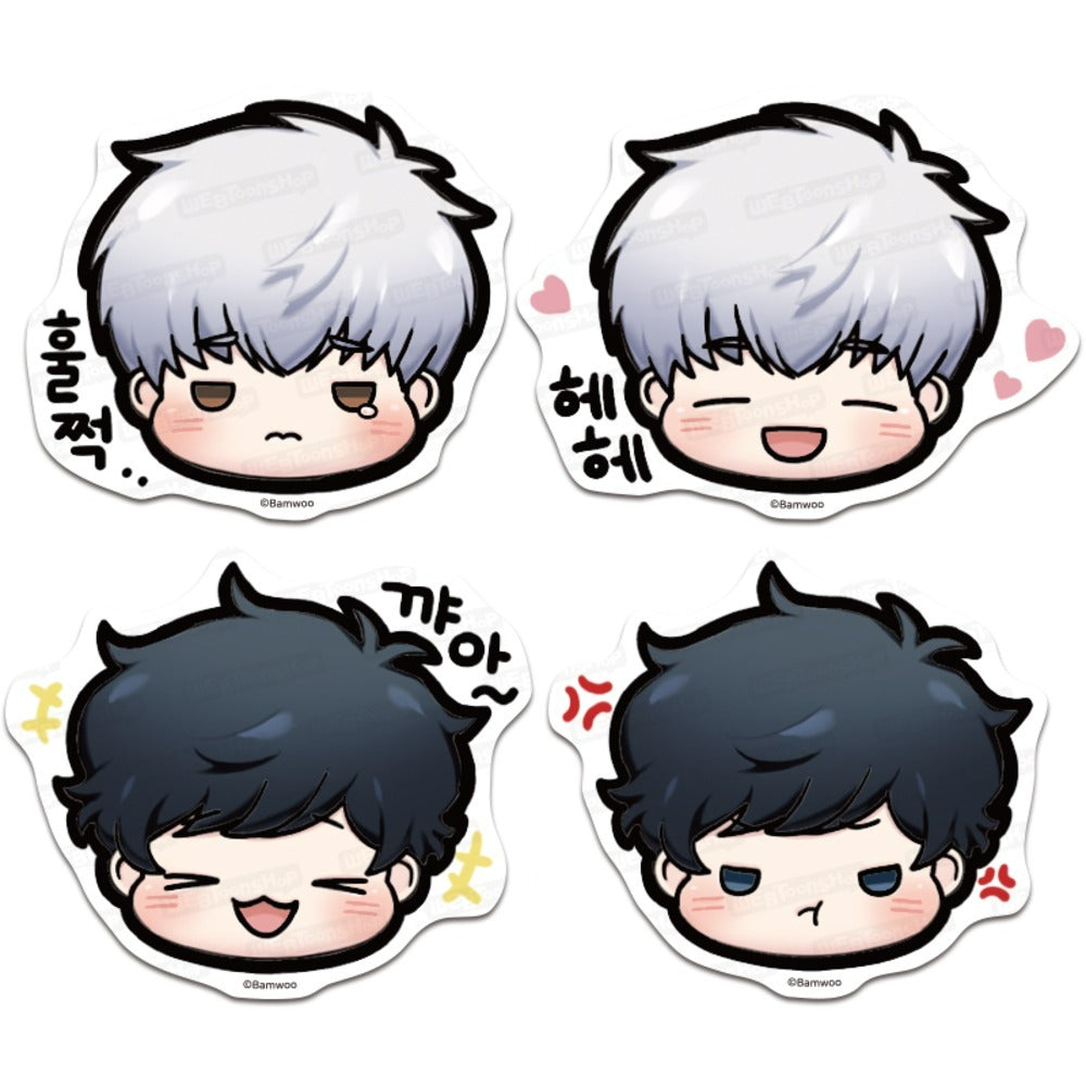 Cherry Blossoms After Winter - Favourite Big Piece Sticker No. 1 Emoticon Set B