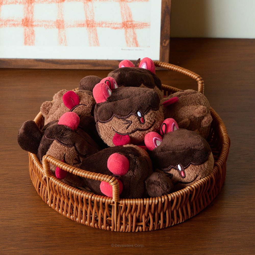 Cookie Run - Chocolate Cake Stray Dog Keychain