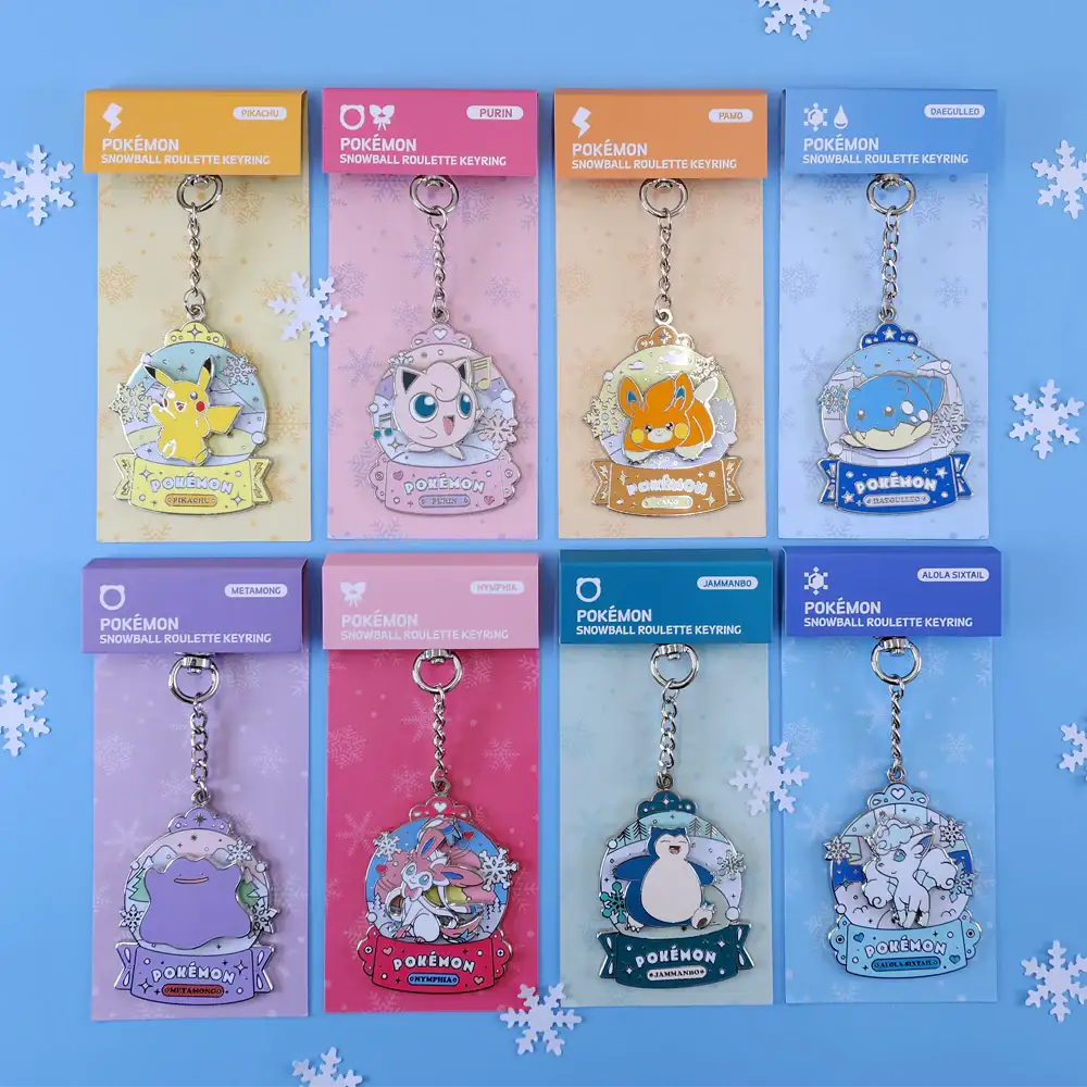 Pokémon - Pokémon Snowball Roulette Keyring - Pokémon - Home & Living, Accessories - Harumio
