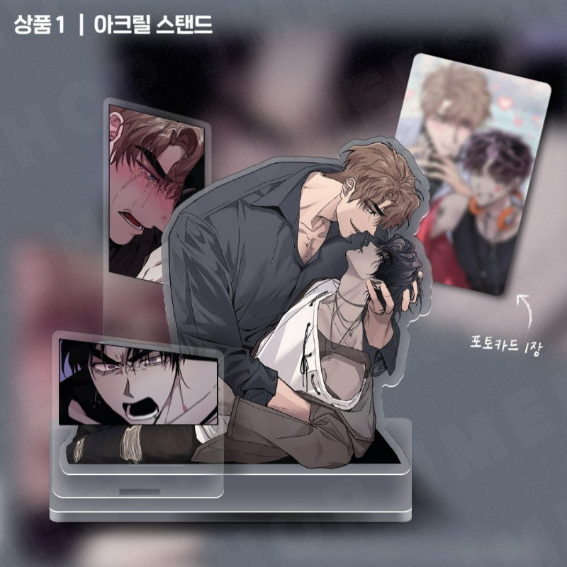 Kill Me if You Can - Scene Acrylic Stand, Can Badge – Harumio