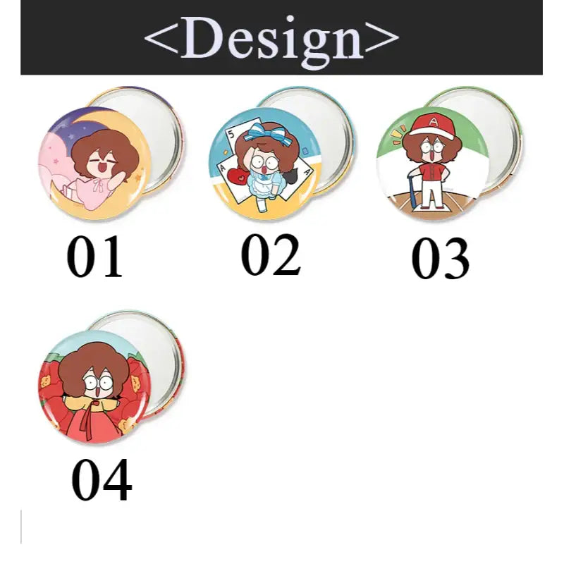 If You Put Up With What You Like, You Will Get Sick! - Round Pin Mirror - Webtoon Shop - Mirrors - Harumio
