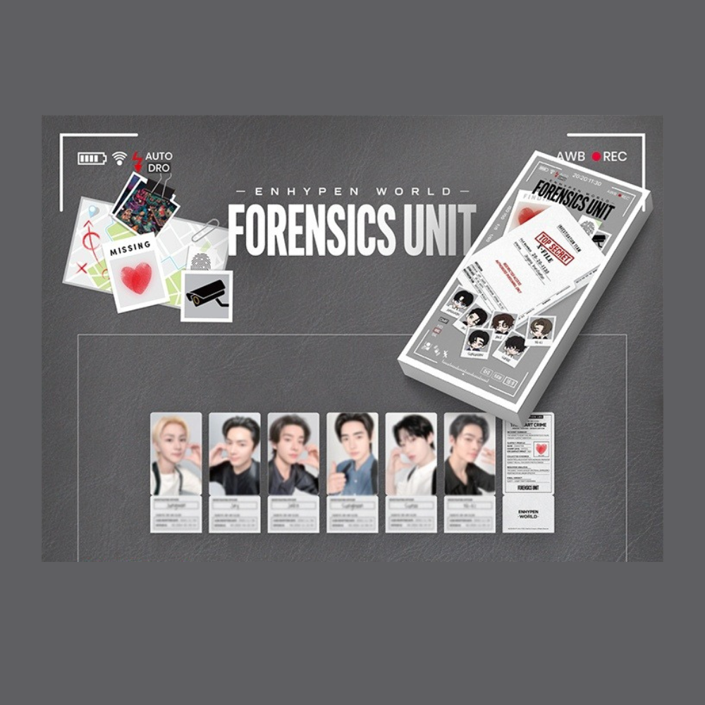 ENHYPEN WORLD COUPON CARD COLLECTION -  FORENSICS UNIT (Basic Ver.)
