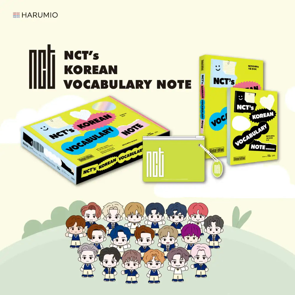 NCT - Korean Vocabulary Note - SM Entertainment - Book - Harumio