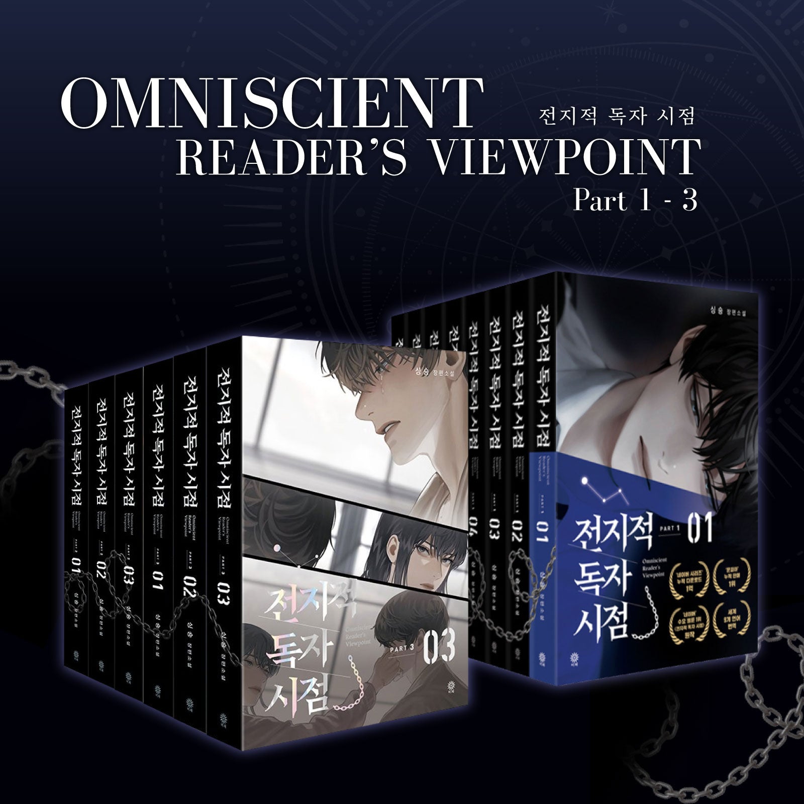 Omniscient Reader's Viewpoint Part1 1~8 set Korean Novel